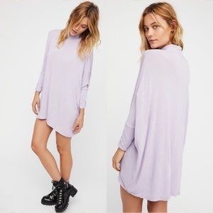 Free People Terry Mock Neck Tunic NWOT